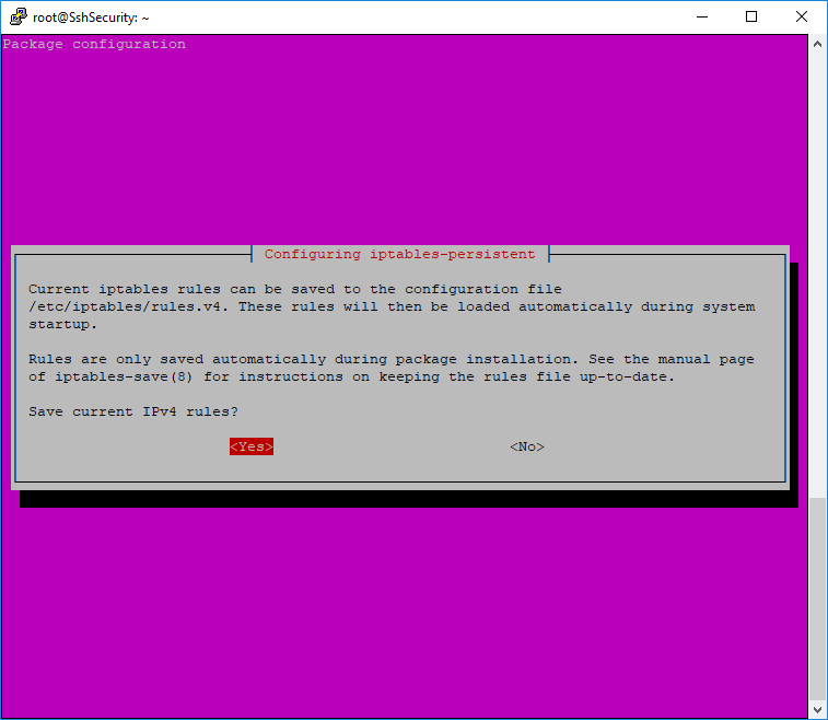 image1.png Installazione pacchetto iptables-persistent
