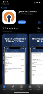 Client OpenVPN da App Store