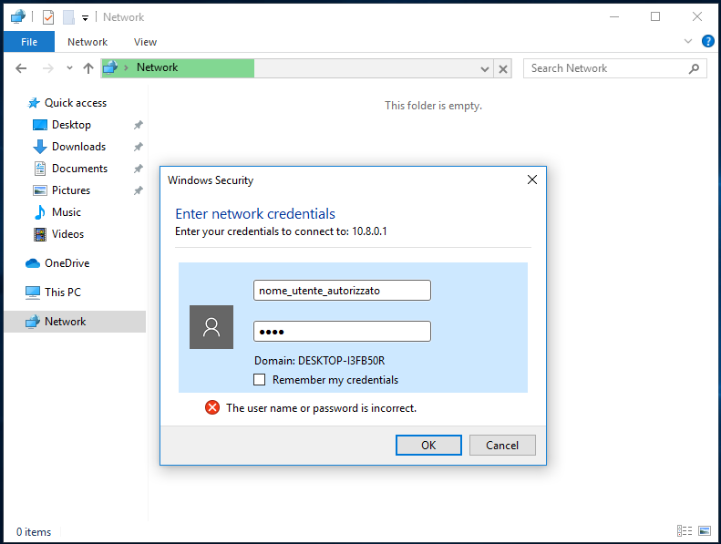 Login Samba da Windows