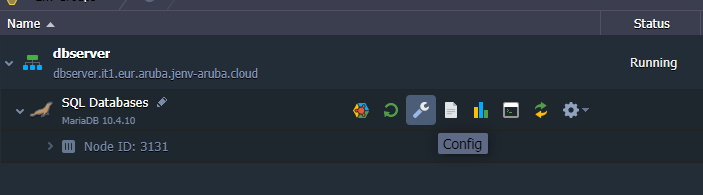 Configurazione Istanza Configurazione Istanza